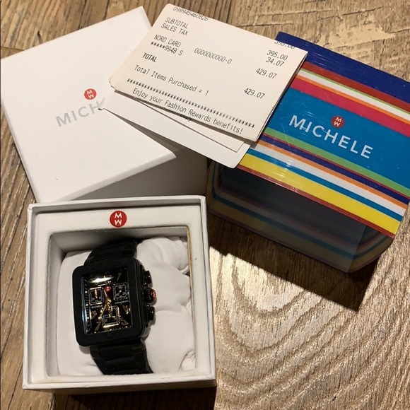 Accessories - Michael Kors Black ceramic watch